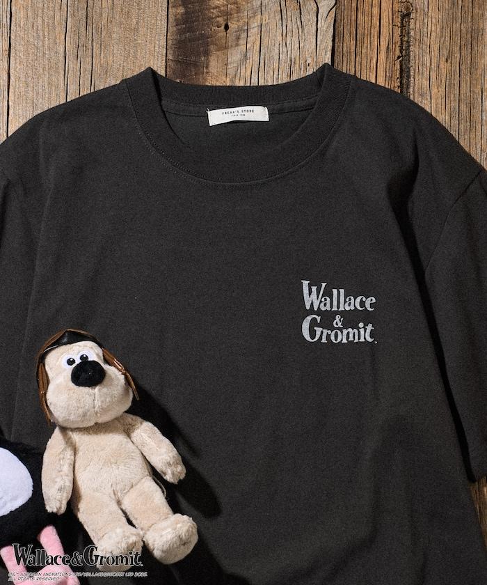 "Wallace & Gromit" 背面印花T恤