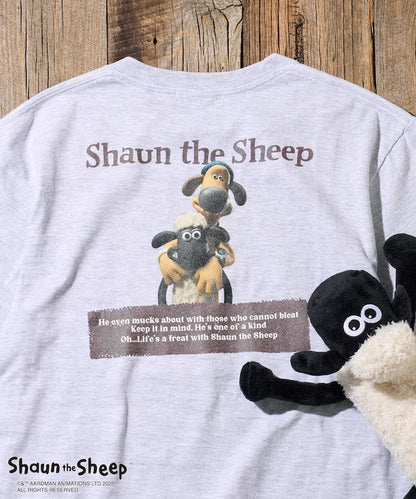 “Shaun the Sheep”背面印花T恤