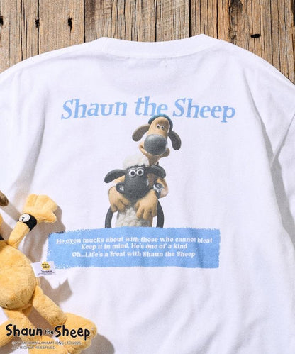 “Shaun the Sheep”背面印花T恤