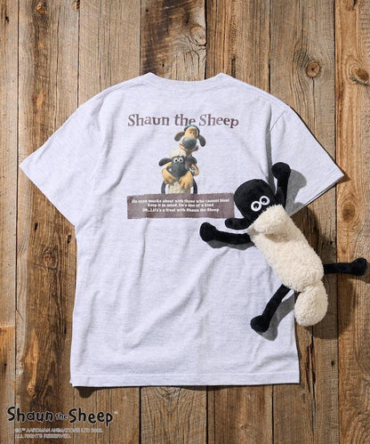 “Shaun the Sheep”背面印花T恤