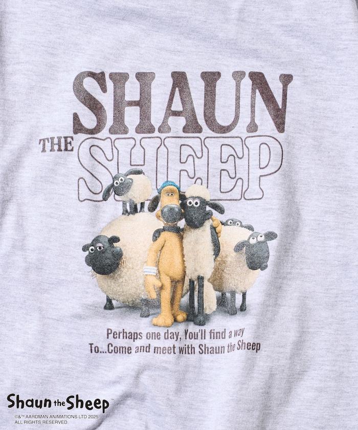 “Shaun the Sheep”前方標誌印花T恤