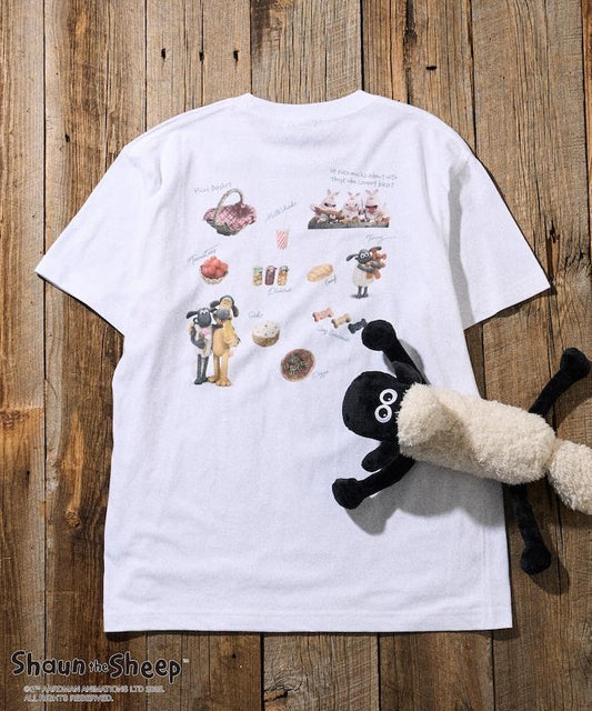 “Shaun the Sheep”食品後背印花T恤
