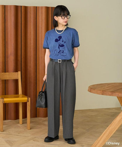 【米奇老鼠】領口T恤