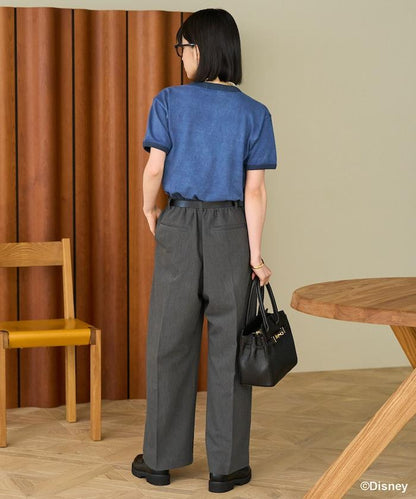 【米奇老鼠】領口T恤