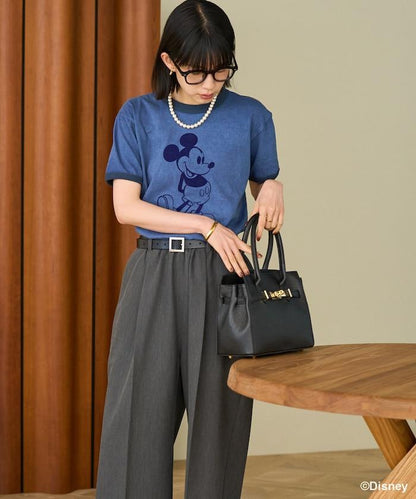 【米奇老鼠】領口T恤