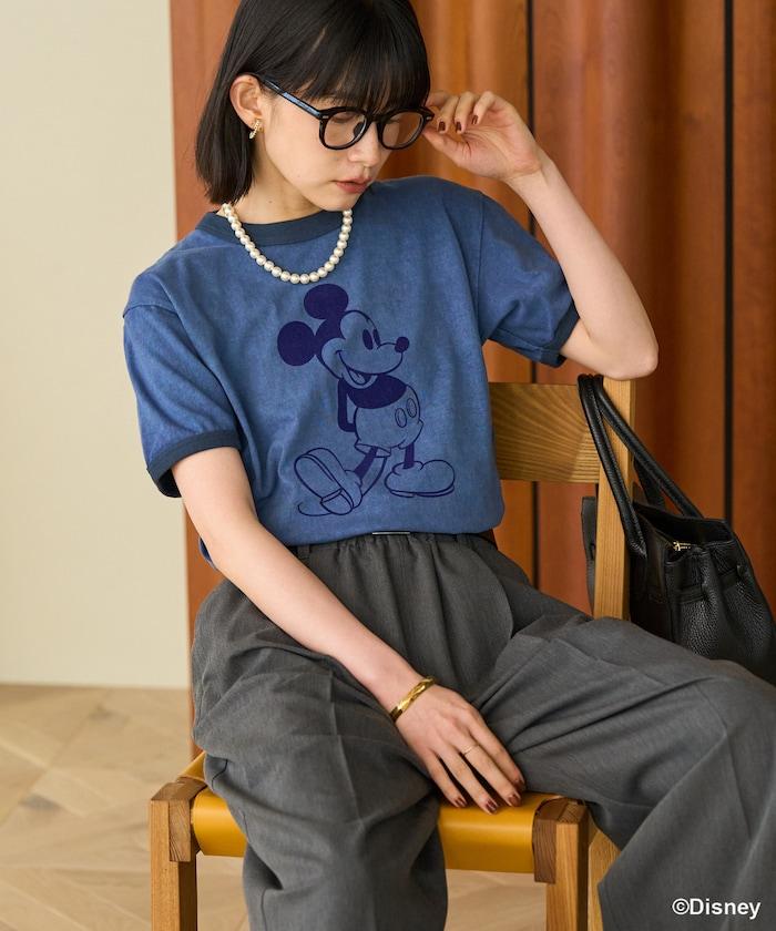 【米奇老鼠】領口T恤