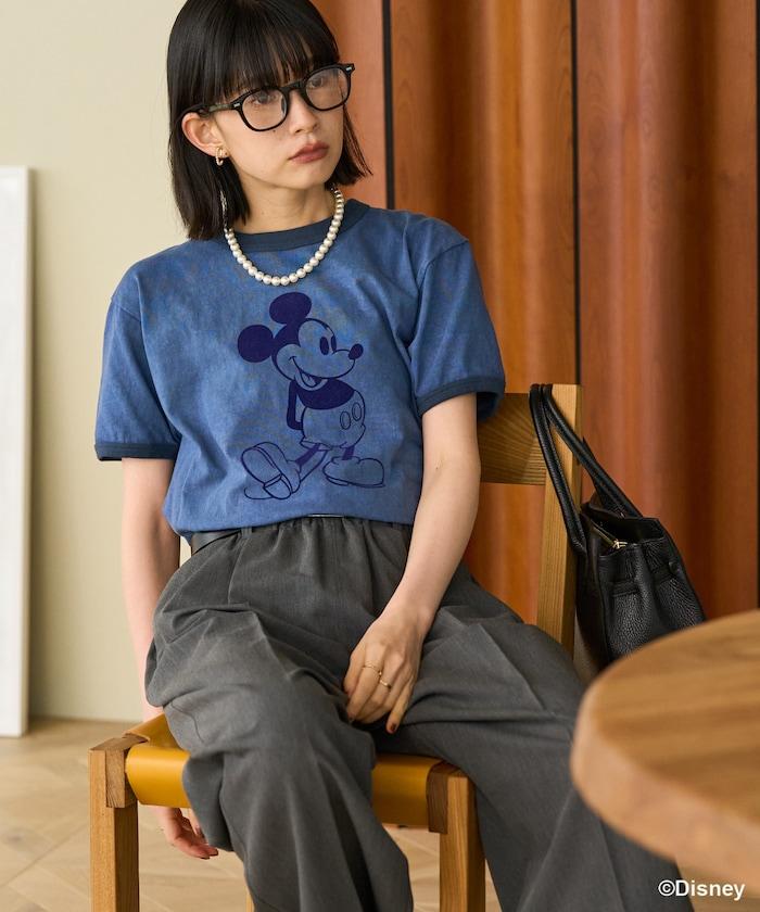 【米奇老鼠】領口T恤