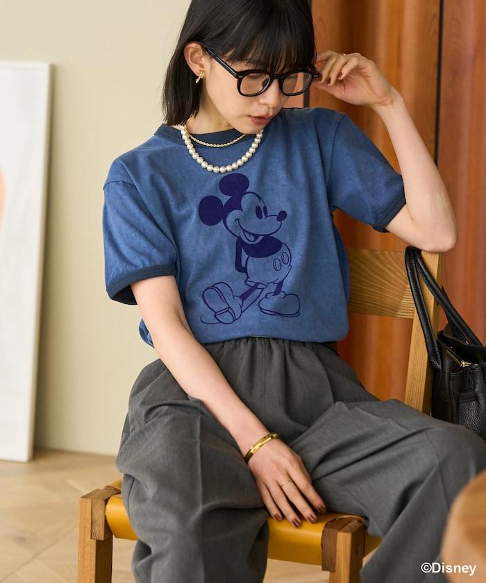 【米奇老鼠】領口T恤