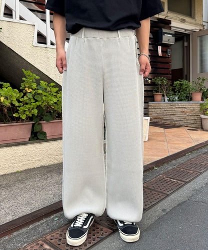 顏料呢衛衣寬鬆長褲