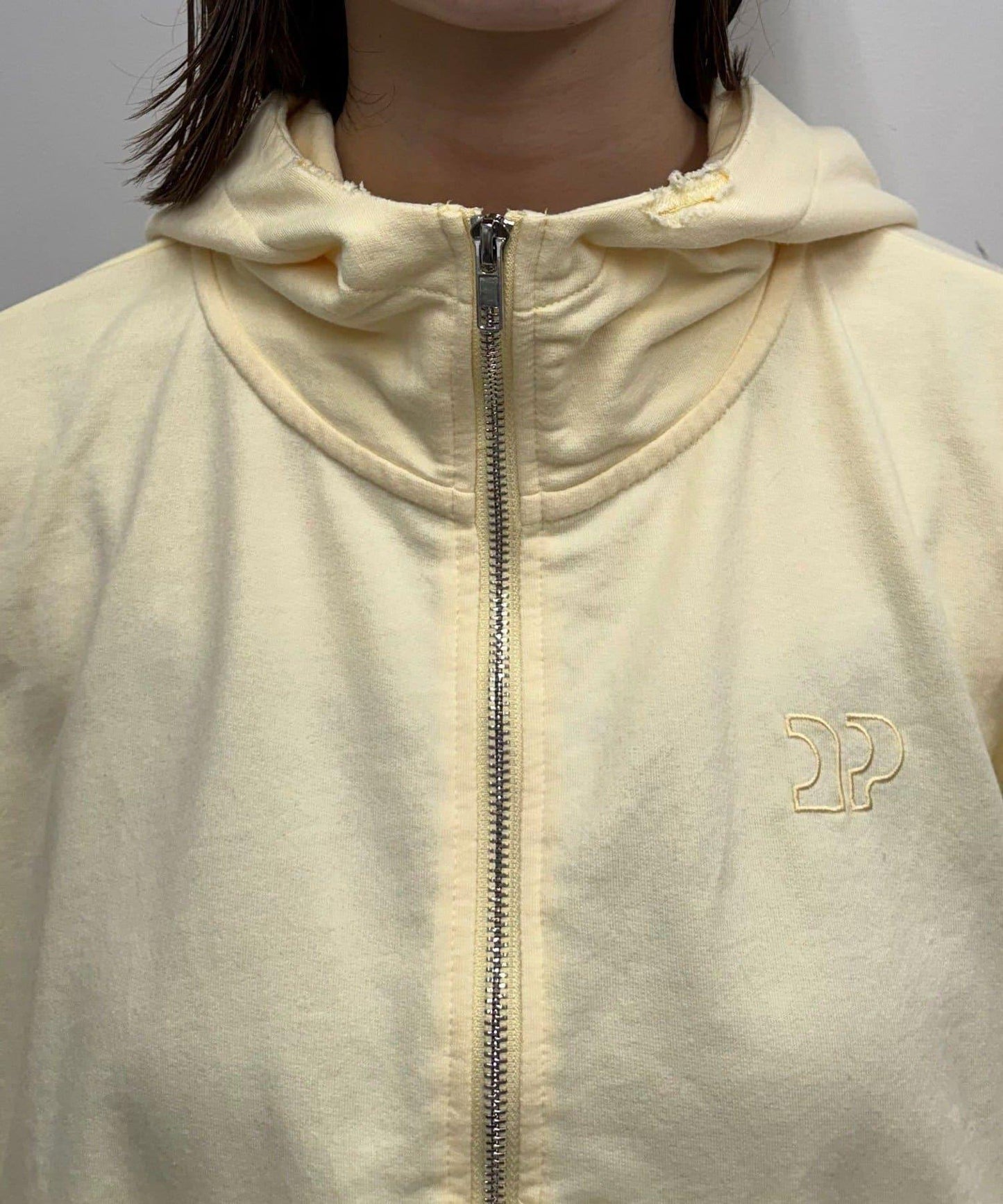 【Ciaopanic】CP標誌荷葉邊層疊破洞衛衣