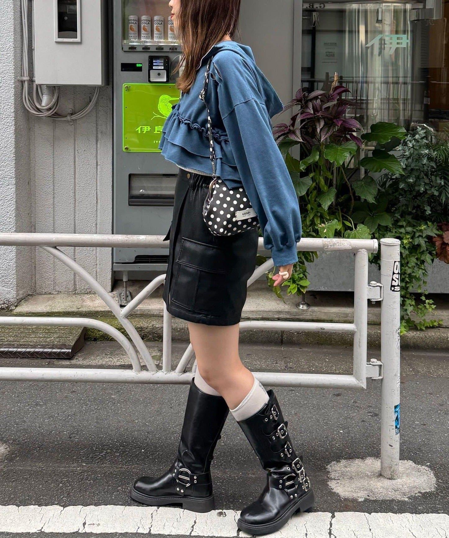 【Ciaopanic】CP標誌荷葉邊層疊破洞衛衣