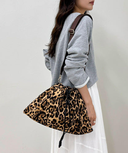 提花肩背丟綢巾袋