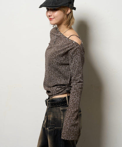 【AW】混搭鉚釘吊帶上衣