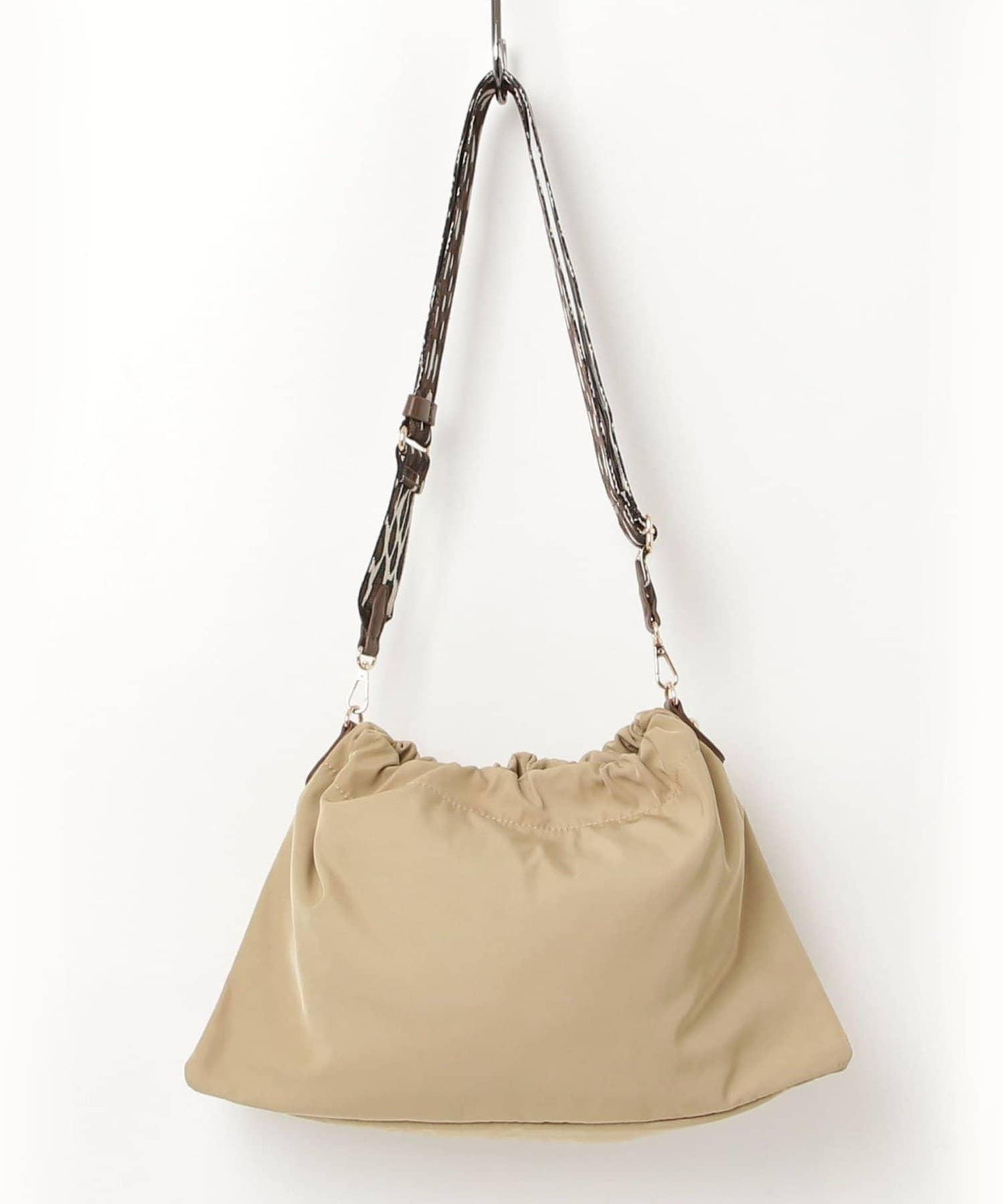 提花肩背丟綢巾袋