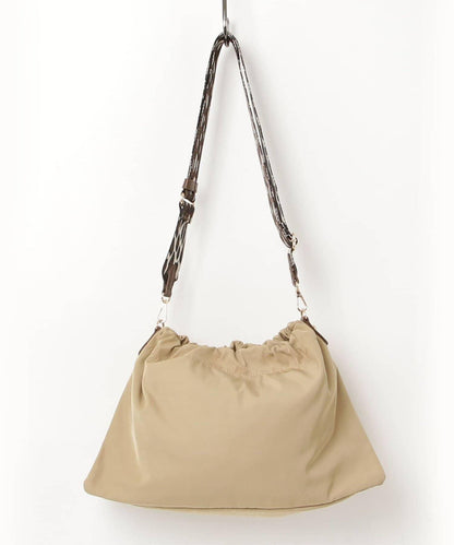 提花肩背丟綢巾袋