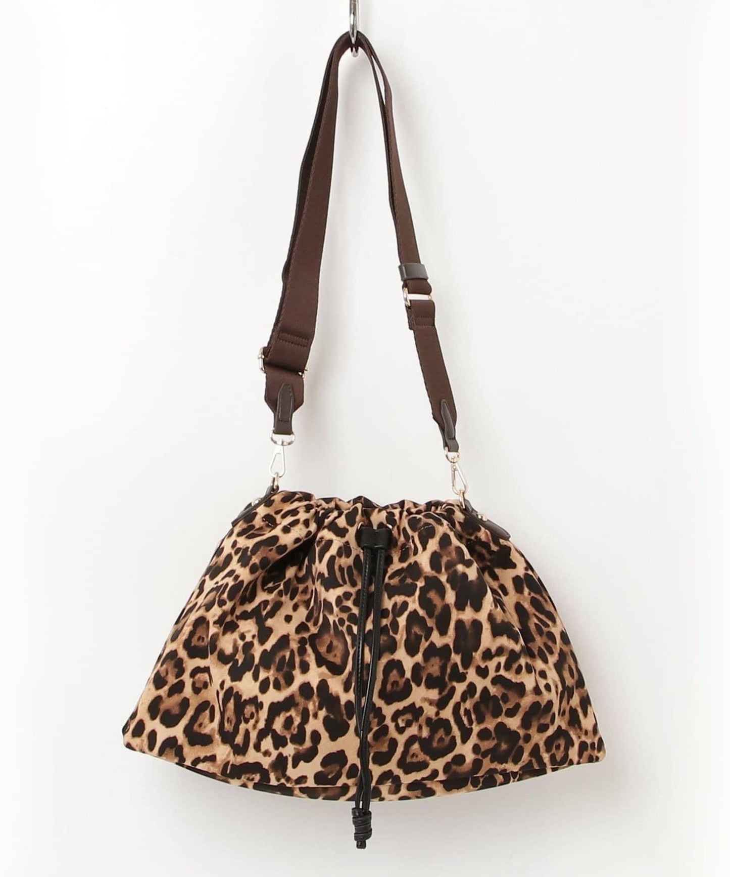 提花肩背丟綢巾袋