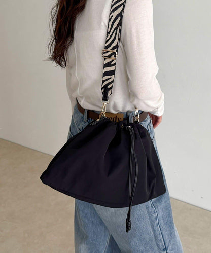 提花肩背丟綢巾袋