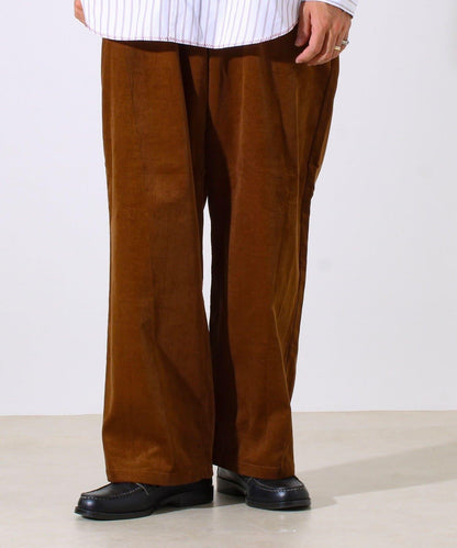 【套裝搭配】【GEVACO】燈芯絨 寬鬆休閒褲