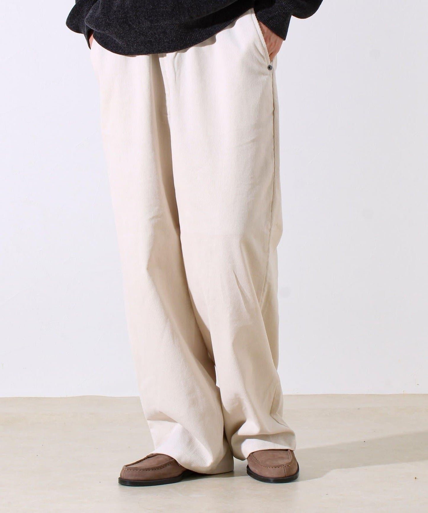 【套裝搭配】【GEVACO】燈芯絨 寬鬆休閒褲