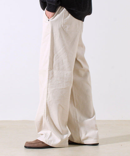 【套裝搭配】【GEVACO】燈芯絨 寬鬆休閒褲