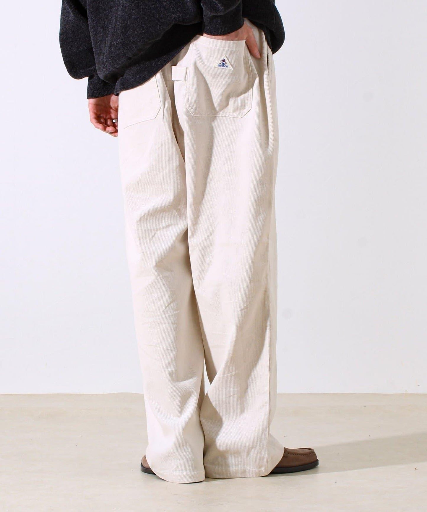 【套裝搭配】【GEVACO】燈芯絨 寬鬆休閒褲