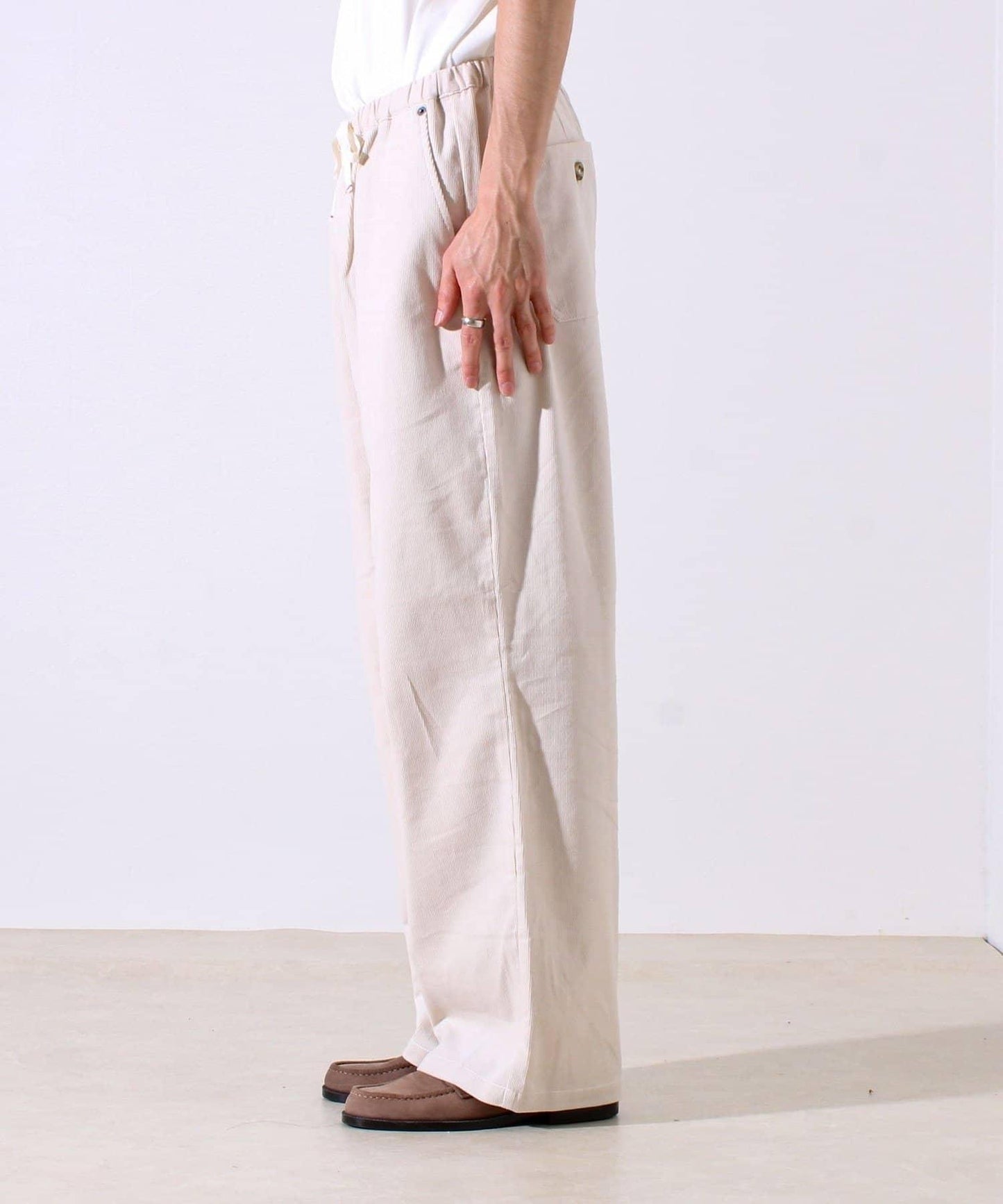 【套裝搭配】【GEVACO】燈芯絨 寬鬆休閒褲