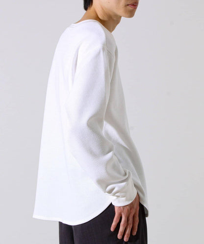 【適合層疊穿搭】【GEVACO】格紋材質長袖T恤