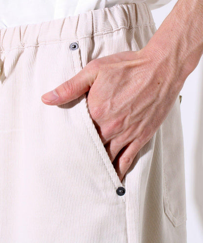 【套裝搭配】【GEVACO】燈芯絨 寬鬆休閒褲