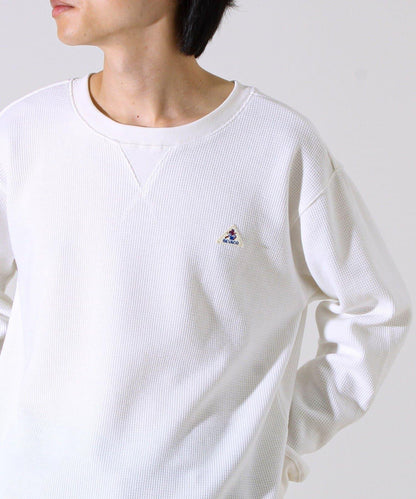 【適合層疊穿搭】【GEVACO】格紋材質長袖T恤