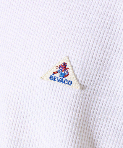 【適合層疊穿搭】【GEVACO】格紋材質長袖T恤