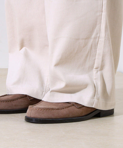 【套裝搭配】【GEVACO】燈芯絨 寬鬆休閒褲