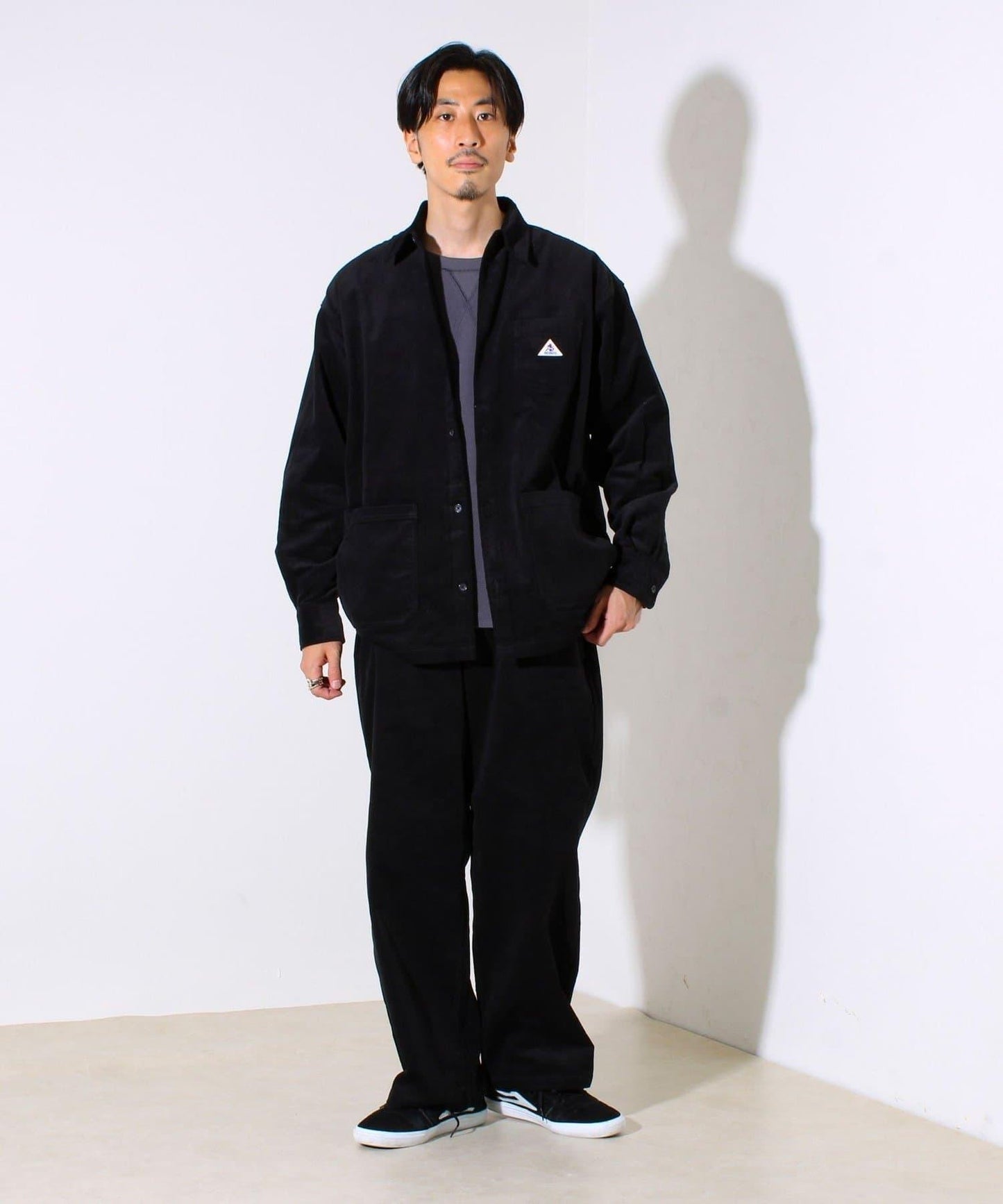 【套裝搭配】【GEVACO】燈芯絨 寬鬆休閒褲