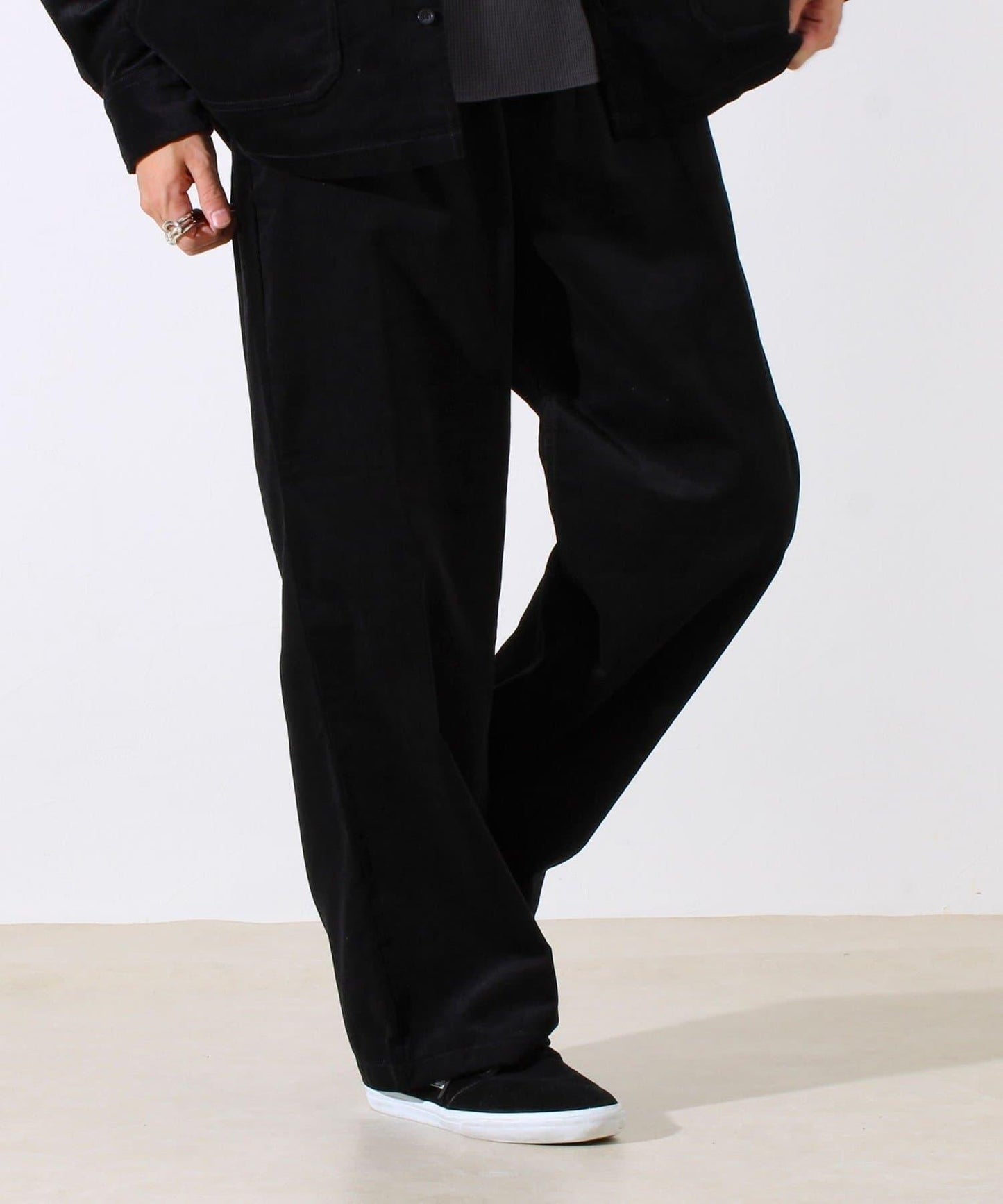 【套裝搭配】【GEVACO】燈芯絨 寬鬆休閒褲