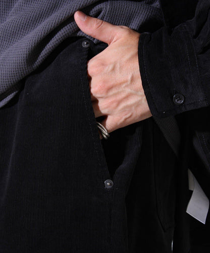 【套裝搭配】【GEVACO】燈芯絨 寬鬆休閒褲