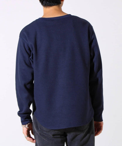 【適合層疊穿搭】【GEVACO】格紋材質長袖T恤