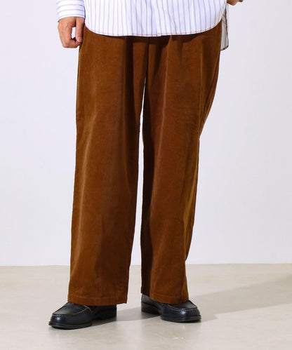 【套裝搭配】【GEVACO】燈芯絨 寬鬆休閒褲