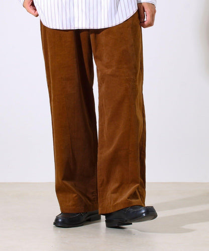 【套裝搭配】【GEVACO】燈芯絨 寬鬆休閒褲