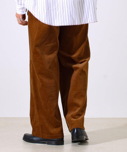 【套裝搭配】【GEVACO】燈芯絨 寬鬆休閒褲