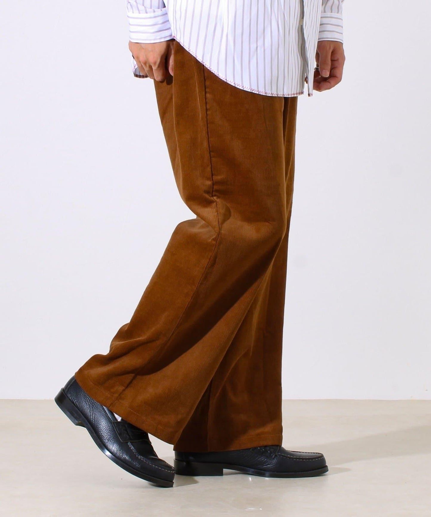 【套裝搭配】【GEVACO】燈芯絨 寬鬆休閒褲