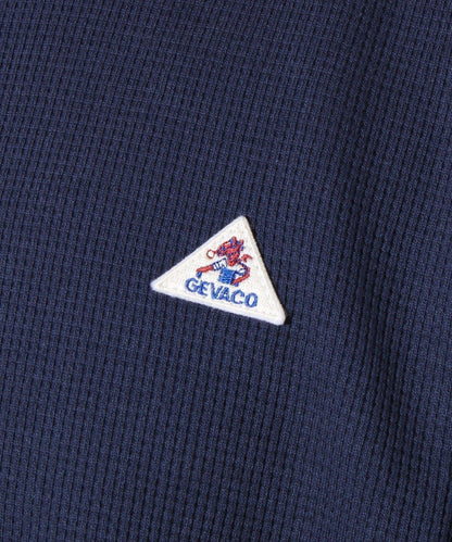 【適合層疊穿搭】【GEVACO】格紋材質長袖T恤