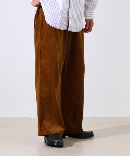 【套裝搭配】【GEVACO】燈芯絨 寬鬆休閒褲