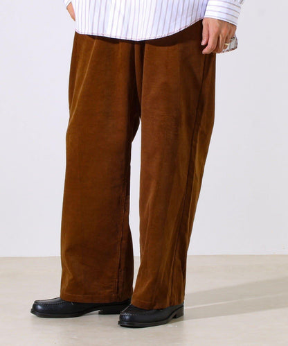 【套裝搭配】【GEVACO】燈芯絨 寬鬆休閒褲
