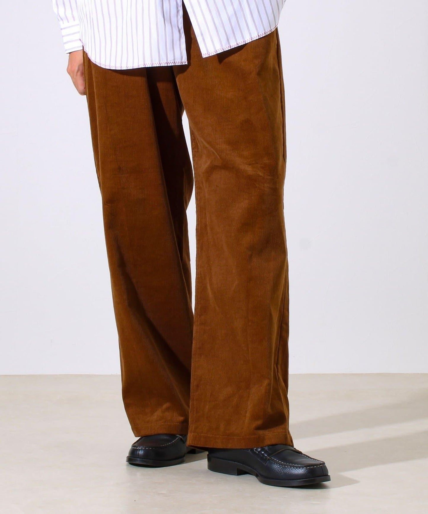 【套裝搭配】【GEVACO】燈芯絨 寬鬆休閒褲