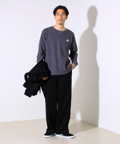 【適合層疊穿搭】【GEVACO】格紋材質長袖T恤