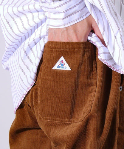 【套裝搭配】【GEVACO】燈芯絨 寬鬆休閒褲