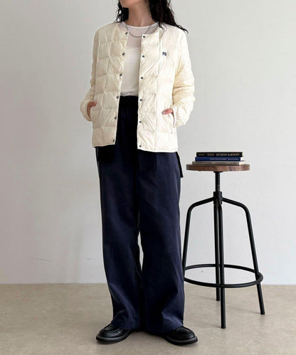 【TAION/泰恩】圓領紐扣羽絨服