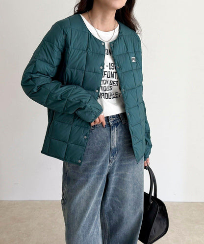 【TAION/泰恩】圓領紐扣羽絨服