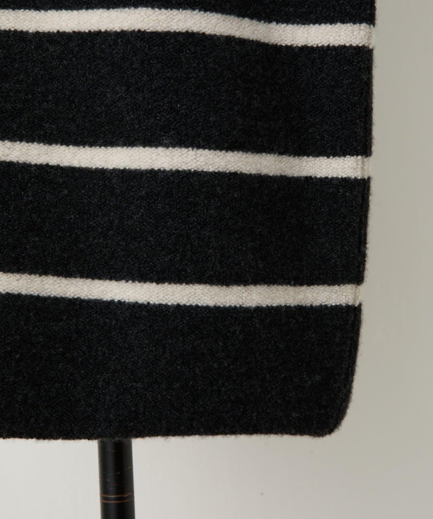 羊毛絨可逆束腰長款襯衫