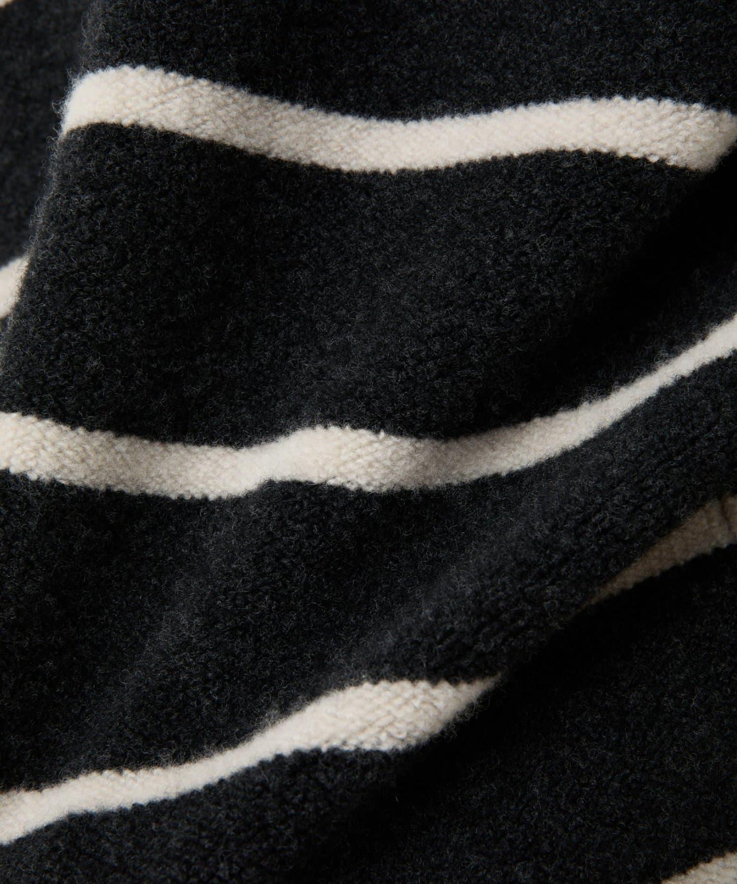 羊毛絨可逆束腰長款襯衫