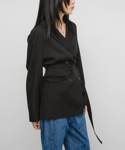 包包套裝雙排扣西裝